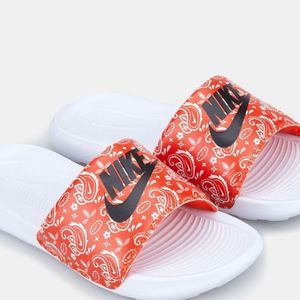 Nike Victori One Printed Slide Sandals- Paisley